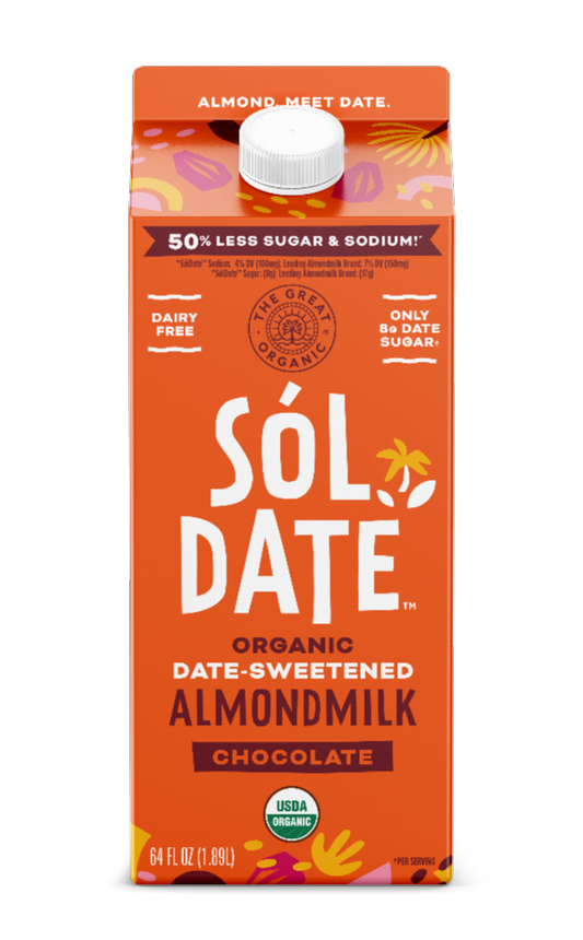 date sweetened almond milk